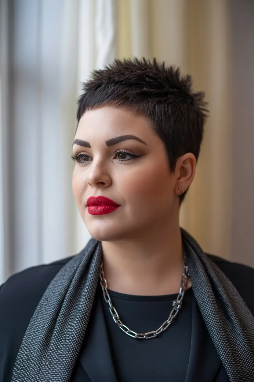 haircuts for thin fine hair Edgy Short 2026 Pixie With Sharp Texture