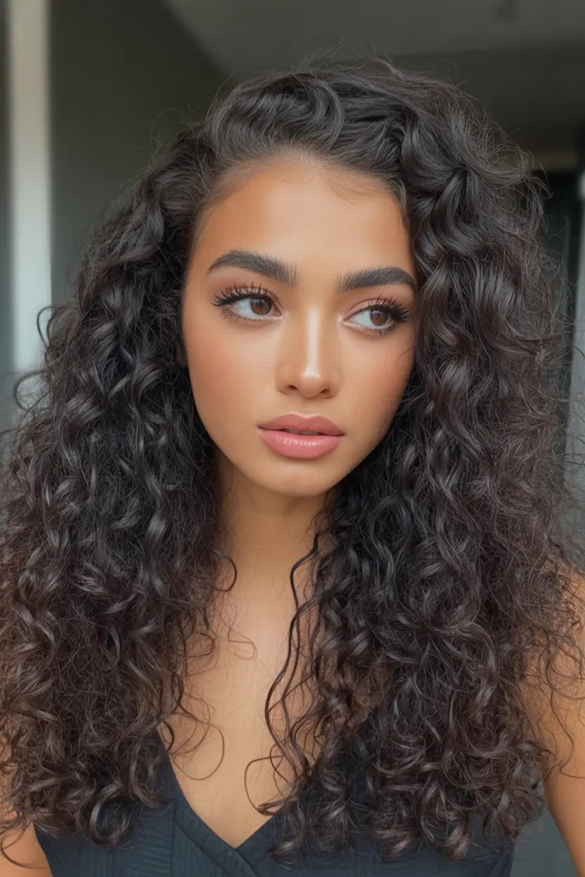 haircuts for wavy hair Defined Long Curls With Subtle Lift and Density