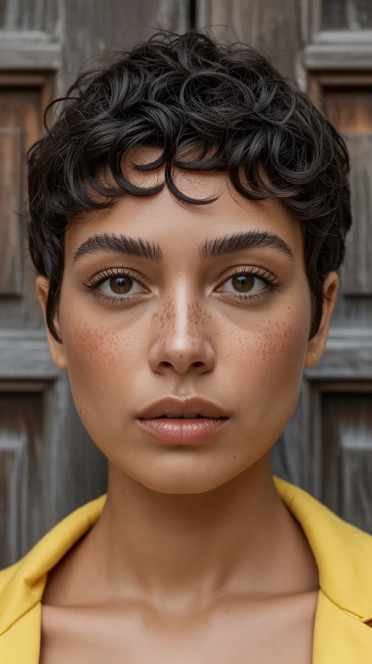 haircuts for wavy hair Mini Crop With Soft Wavy Texture