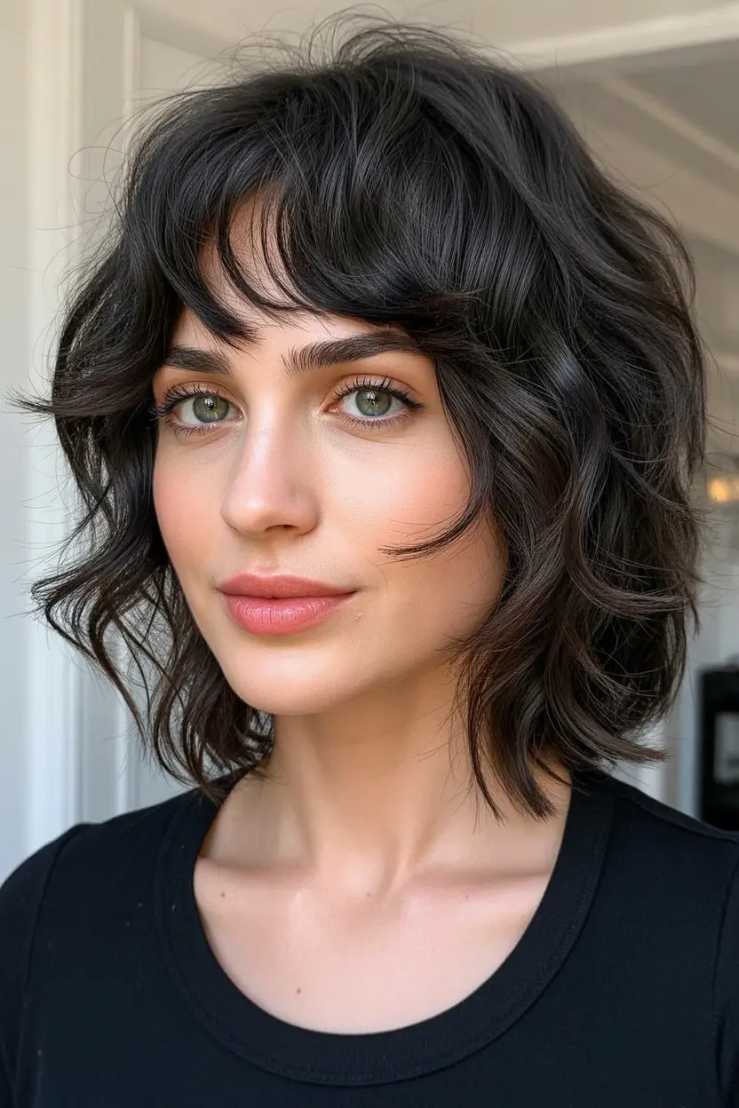 shag haircut Chic-Short-Wavy-Shag-With-Flipped-Ends