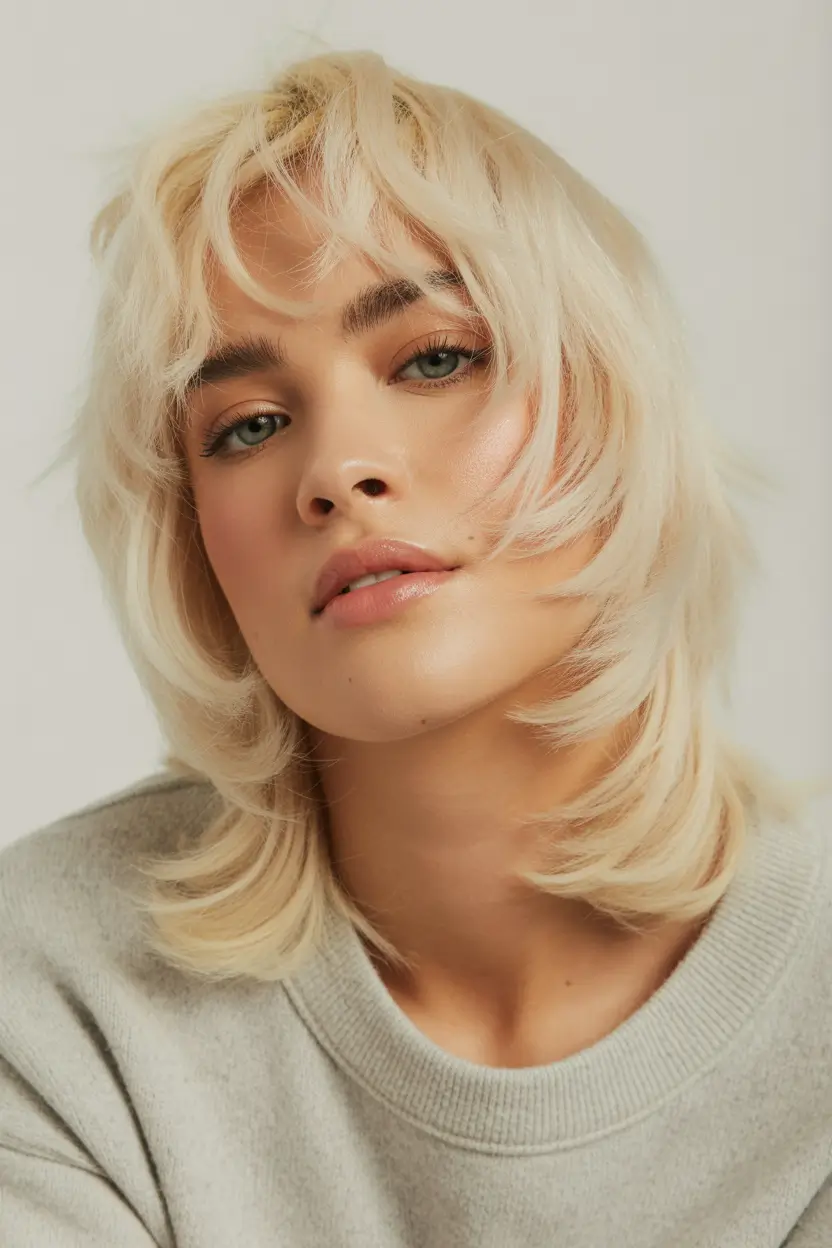 shag haircut Platinum-Layered-Shag-With-Soft-Fringe