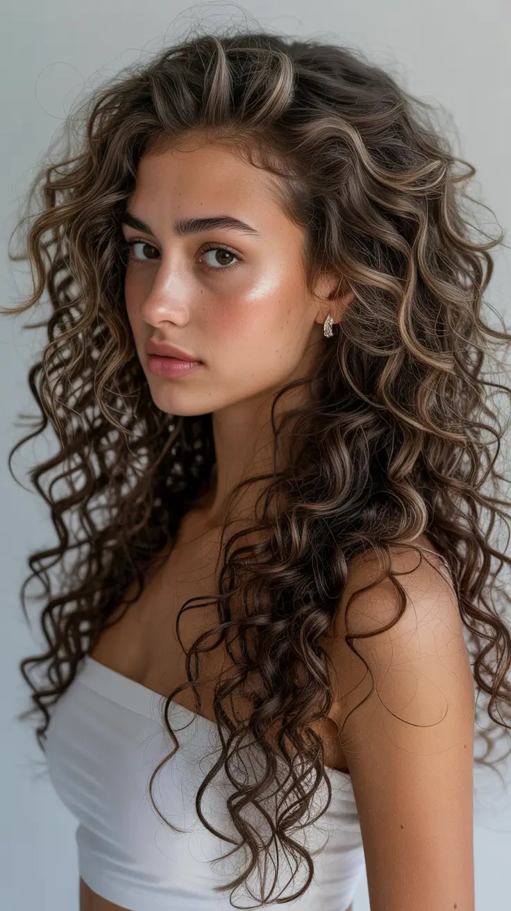 21 Cute long hair hairstyles 2026 Defined Long Spring Curls with Natural Volume