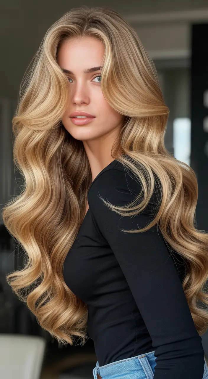 honey blonde hair color Golden Blonde Radiance with Luxe Volume